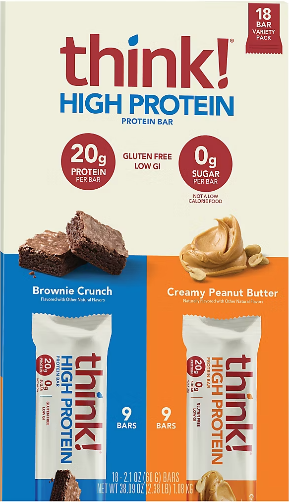 Think High Protein variety pack box